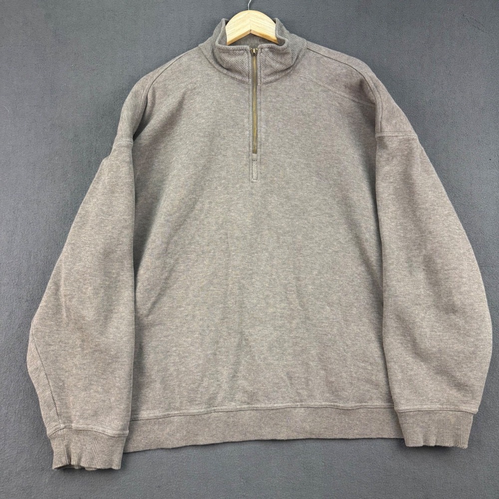 Tommy Bahama 1/4 Zip Pullover Sweatshirt Men's XXL Long Sleeve Casual Lounge